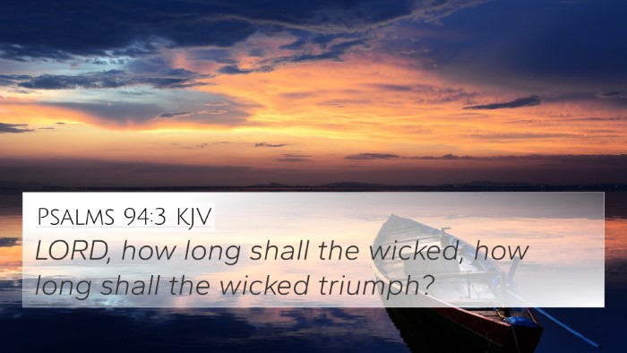 Psalms 94:3 KJV Bible Verse Image