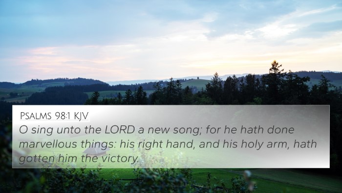 Psalms 98:1 Explained