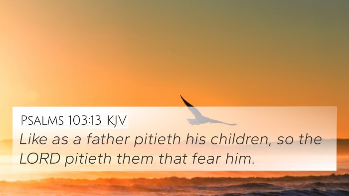 Psalms 103:13 KJV Bible Verse Image