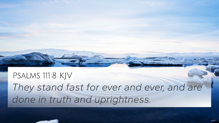 Psalms 111:8 Explained