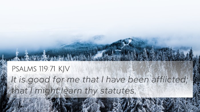 Psalms 119:71 KJV Bible Verse Image