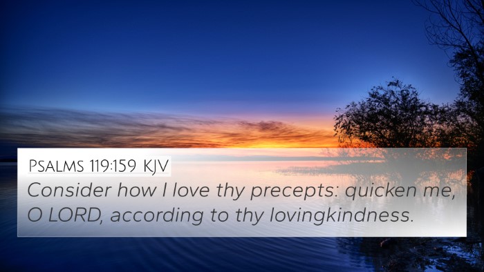 Psalms 119:159 Explained