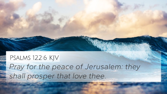 Psalms 122:6 KJV Bible Verse Image