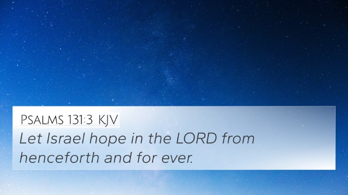 Psalms 131:3 KJV Bible Verse Image