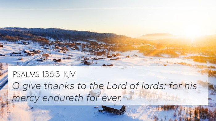 Psalms 136:3 Explained