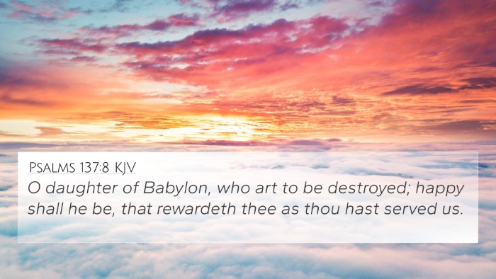 Psalms 137:8 KJV Bible Verse Image