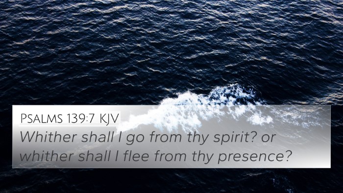Psalms 139:7 KJV Bible Verse Image