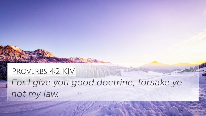 Proverbs 4:2 Explained