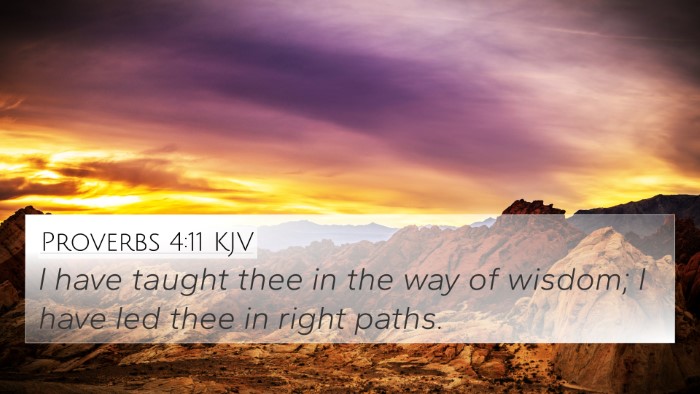 Proverbs 4:11 Explained