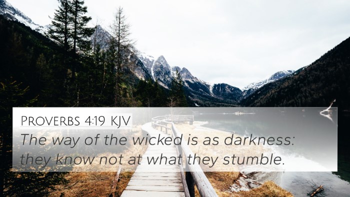 Proverbs 4:19 Explained
