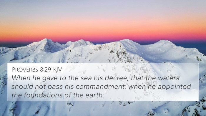 Proverbs 8:29 KJV Bible Verse Image