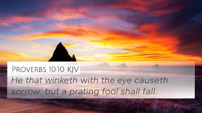Proverbs 10:10 Explained