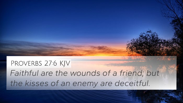 Proverbs 27:6 Explained