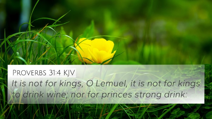 Proverbs 31:4 KJV Bible Verse Image