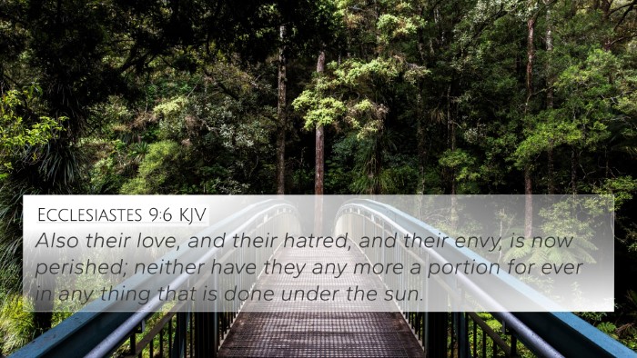 Ecclesiastes 9:6 KJV Bible Verse Image