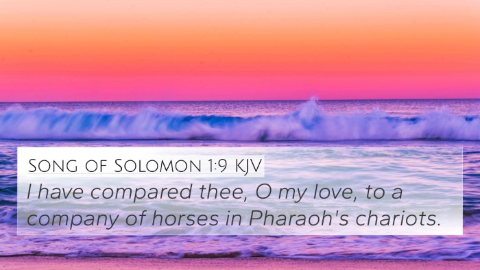 Song of Solomon 1:9 KJV Bible Verse Image