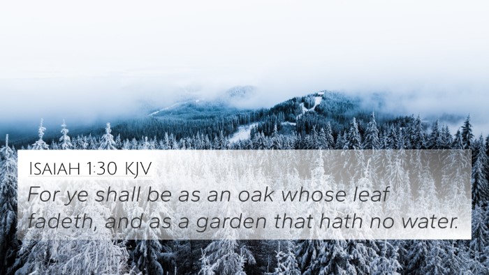 Isaiah 1:30 KJV Bible Verse Image