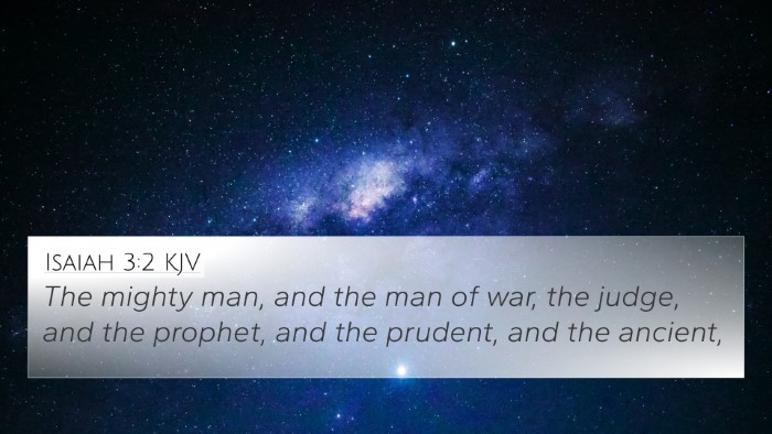 Isaiah 3:2 Explained