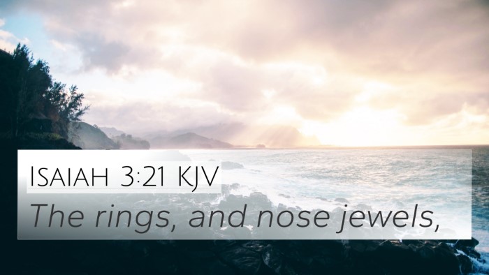 Isaiah 3:21 KJV Bible Verse Image