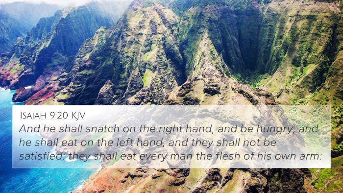 Isaiah 9:20 KJV Bible Verse Image