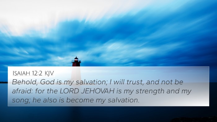 Isaiah 12:2 KJV Bible Verse Image