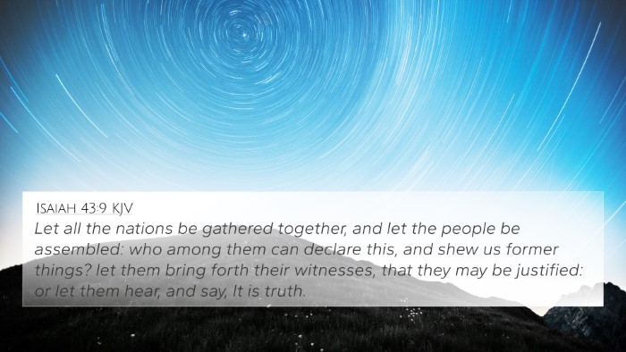 Isaiah 43:9 KJV Bible Verse Image