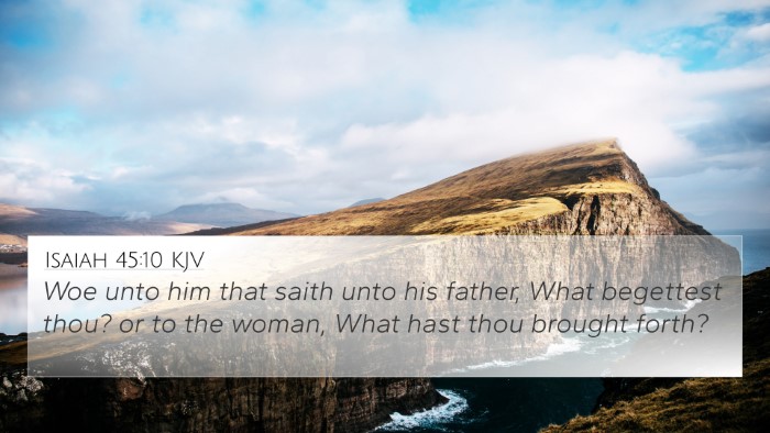Isaiah 45:10 Explained