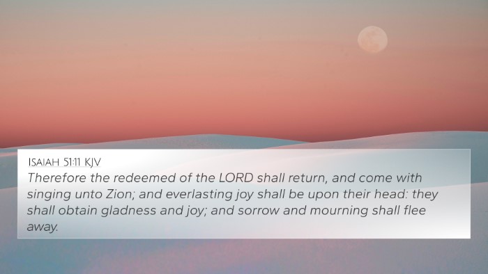 Isaiah 51:11 Explained
