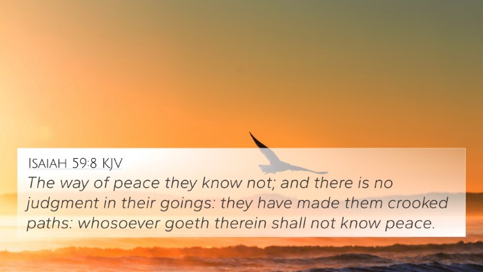 Isaiah 59:8 Explained