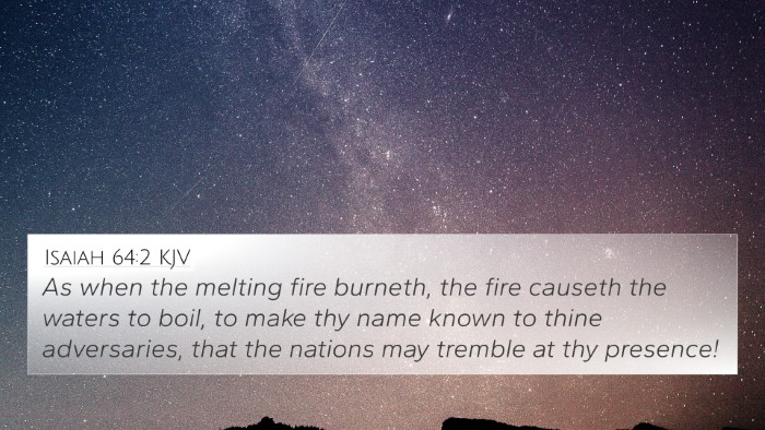 Isaiah 64:2 Explained