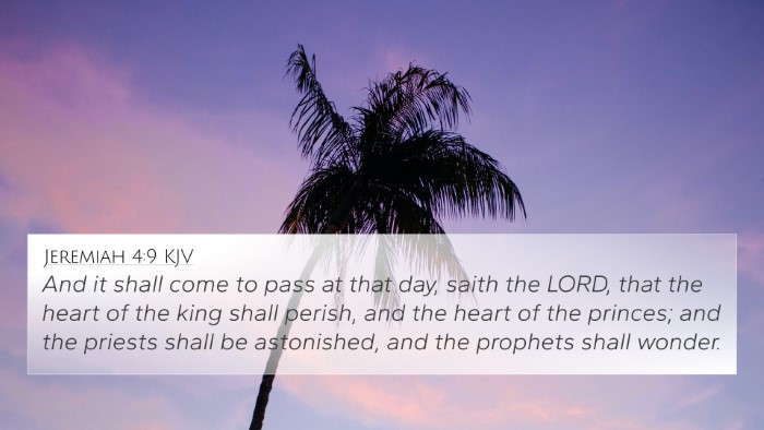 Jeremiah 4:9 Explained