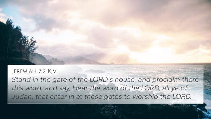 Jeremiah 7:2 KJV Bible Verse Image