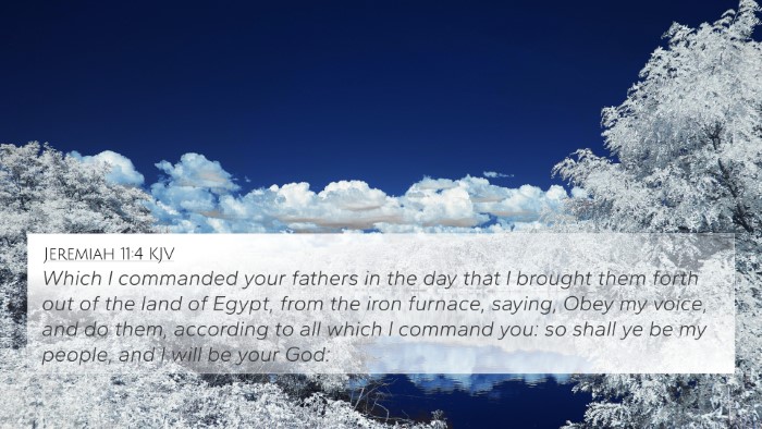 Jeremiah 11:4 KJV Bible Verse Image