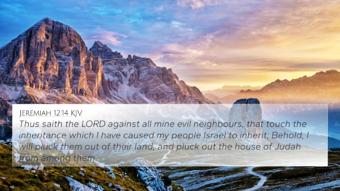 Jeremiah 12:14 Explained