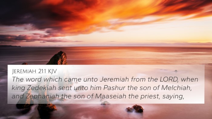 Jeremiah 21:1 Explained