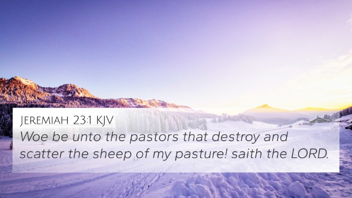 Jeremiah 23:1 Explained
