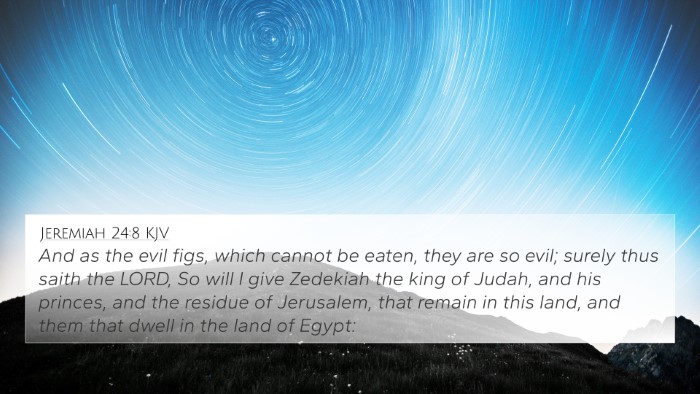 Jeremiah 24:8 KJV Bible Verse Image