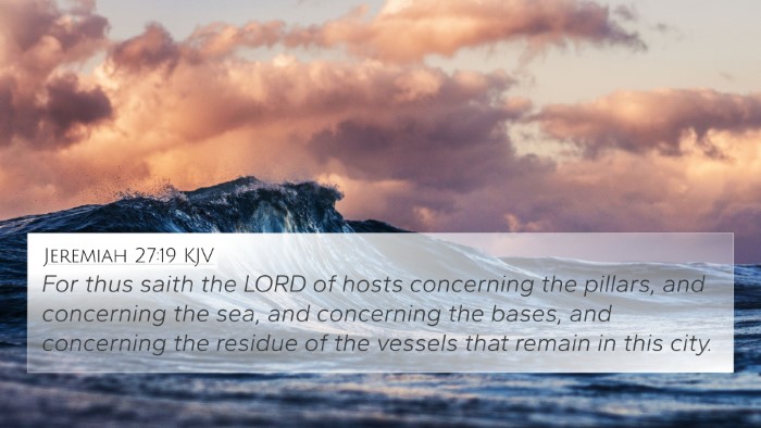 Jeremiah 27:19 KJV Bible Verse Image