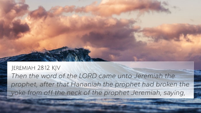Jeremiah 28:12 Explained