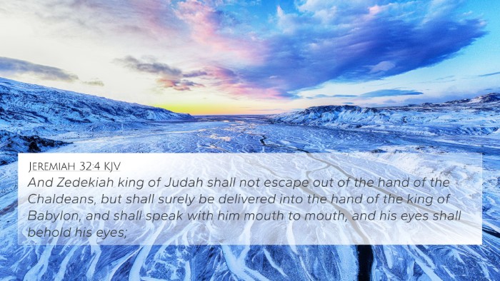 Jeremiah 32:4 Explained