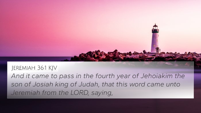 Jeremiah 36:1 KJV Bible Verse Image