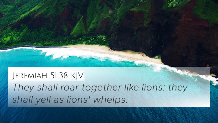 Jeremiah 51:38 Explained
