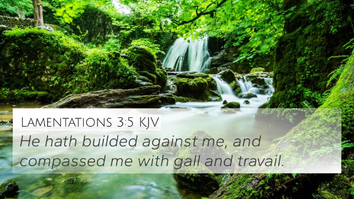 Lamentations 3:5 Explained
