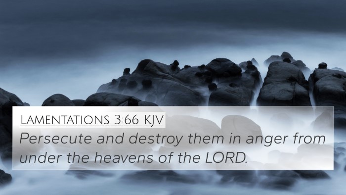 Lamentations 3:66 Explained