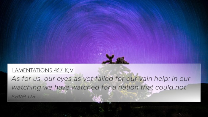 Lamentations 4:17 KJV Bible Verse Image