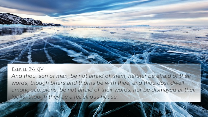 Ezekiel 2:6 KJV Bible Verse Image