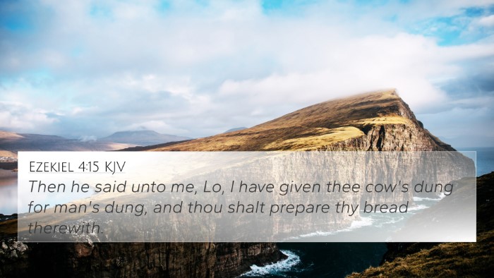 Ezekiel 4:15 KJV Bible Verse Image