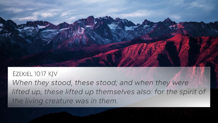 Ezekiel 10:17 KJV Bible Verse Image