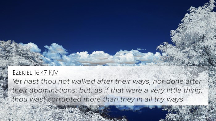 Ezekiel 16:47 KJV Bible Verse Image