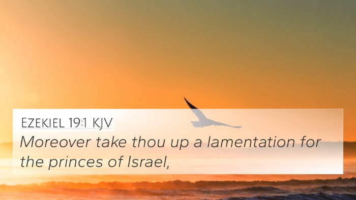Ezekiel 19:1 Explained